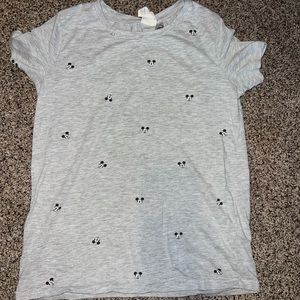 Mickey Mouse pattern shirt